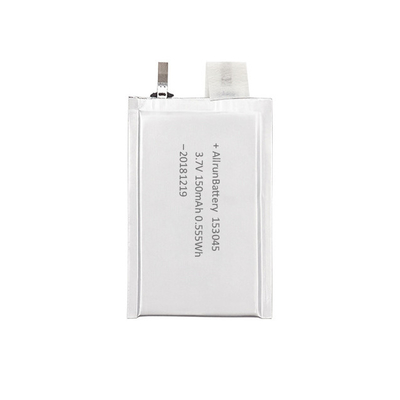 अल्ट्रा स्लिम LiPo बैटरी 3.7V 150mAh रिचार्जेबल लिथियम पॉलिमर बैटरी
