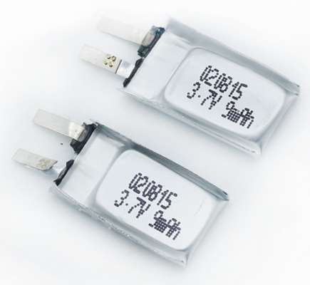3.7V 9mAh अल्ट्रा स्मॉल मिनी लिथियम आयन पॉलिमर बैटरी 020815