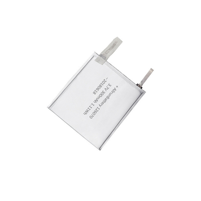 MP5 प्लेयर के लिए OEM 1C 3.7V 300mAh अल्ट्रा थिन लिथियम पॉलिमर बैटरी