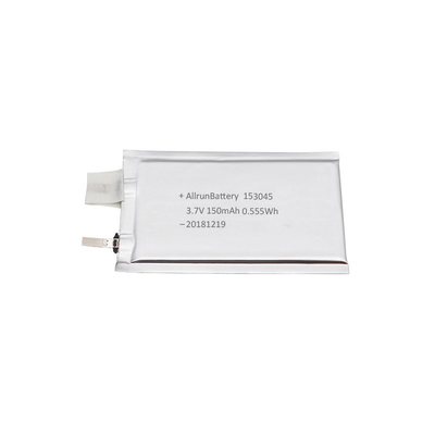 अल्ट्रा स्लिम LiPo बैटरी 3.7V 150mAh रिचार्जेबल लिथियम पॉलिमर बैटरी