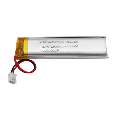 पोर्टेबल चिकित्सा उपकरणों के लिए 3.7V 1200mAh अल्ट्रा नैरो कस्टम ली-पॉलिमर बैटरी पैक