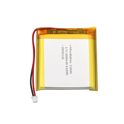 कॉस्मेटिक उपकरण के लिए पतली मेडिकल लिथियम बैटरी 3.7V 2600mAh LiPo बैटरी