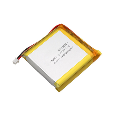 कॉस्मेटिक उपकरण के लिए पतली मेडिकल लिथियम बैटरी 3.7V 2600mAh LiPo बैटरी