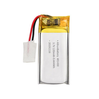 3.7V 120mAh LiPo बैटरी रिचार्जेबल कस्टम लिथियम पॉली बैटरी 1C
