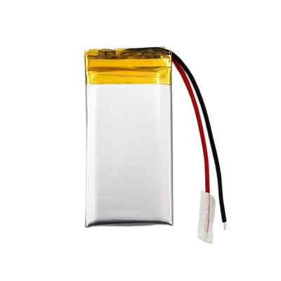 पतली 3.7V 380mAh LiPo बैटरी कस्टम ली आयन रिचार्जेबल बैटरी
