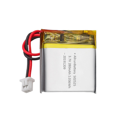 रिचार्जेबल कस्टम मेडिकल लिथियम बैटरी 3.7V 280mAh LiPo बैटरी