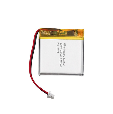 3.7V 460mAh लाइट IoT बैटरी पैक रिचार्जेबल स्क्वायर LiPo बैटरी पैक