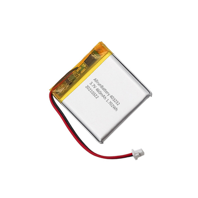 3.7V 460mAh लाइट IoT बैटरी पैक रिचार्जेबल स्क्वायर LiPo बैटरी पैक