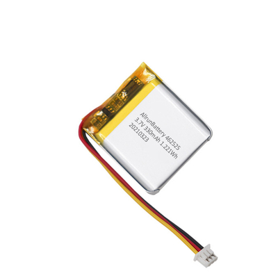 रिचार्जेबल 3.7V 330mAh स्क्वायर आकार की बैटरी / LiPo बैटरी पैक