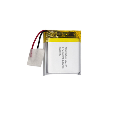 PCM चौकोर आकार की बैटरी रिचार्जेबल 3.7 V 360mAh LiPo बैटरी