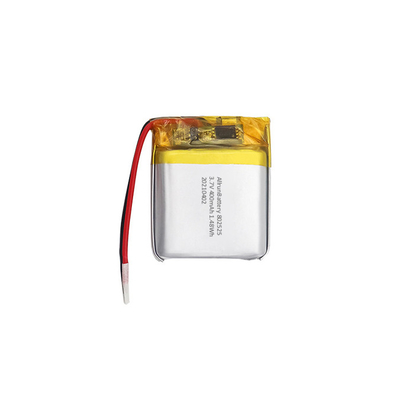 3.7V 400mAh स्क्वायर रिचार्जेबल ली पो बैटरी पैक लंबे समय तक चलने वाला 802525