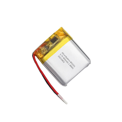 3.7V 400mAh स्क्वायर रिचार्जेबल ली पो बैटरी पैक लंबे समय तक चलने वाला 802525