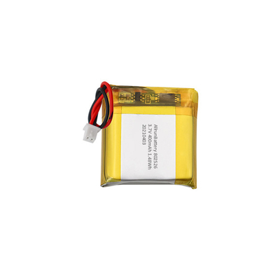 शक्तिशाली स्क्वायर आकार की बैटरी 3.7V 400mAh LiPo बैटरी पैक