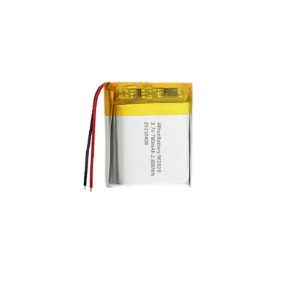 रिचार्जेबल स्क्वायर आकार की बैटरी 780mAh 7.4 V LiPo बैटरी पैक