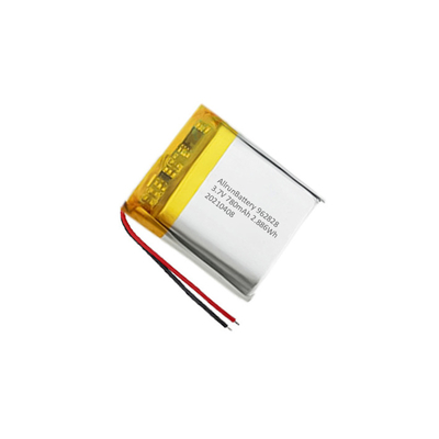 रिचार्जेबल स्क्वायर आकार की बैटरी 780mAh 7.4 V LiPo बैटरी पैक