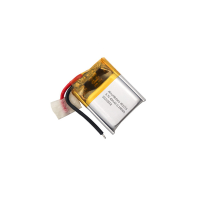 3.7V 40mAh अल्ट्रा स्मॉल LiPo बैटरी / लिथियम पॉलिमर बैटरी 401215
