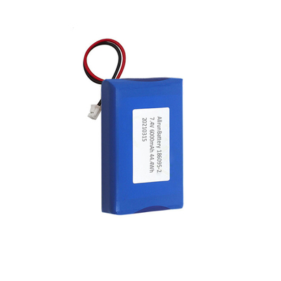 2S1P 6000mAh लिथियम पॉलिमर बैटरी पैक 7.4 V 6000mAh LiPo बैटरी