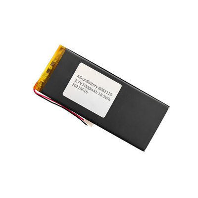 लाइट लिथियम पॉलिमर बैटरी 3.7 V 5000mAh रिचार्जेबल लिथियम बैटरी