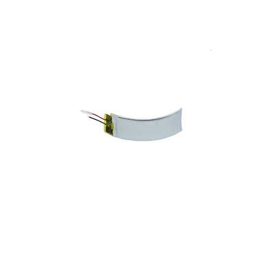 हाई साइकिल रिचार्जेबल कर्व्ड LiPo बैटरी 3.7 V 45mAh 401629