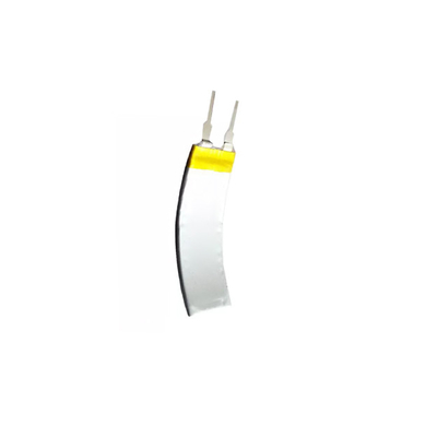 3.7 V 180mAh पहनने योग्य रिचार्जेबल बैटरी शक्तिशाली घुमावदार LiPo बैटरी