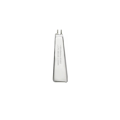 कस्टम शेप 3.7 V 280mAh LiPo बैटरी TBD रिचार्जेबल लिथियम पॉलिमर बैटरी