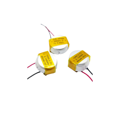 बटन लिथियम आयन पॉलिमर बैटरी 3.7 V / 40mAh LiPo बैटरी 1054