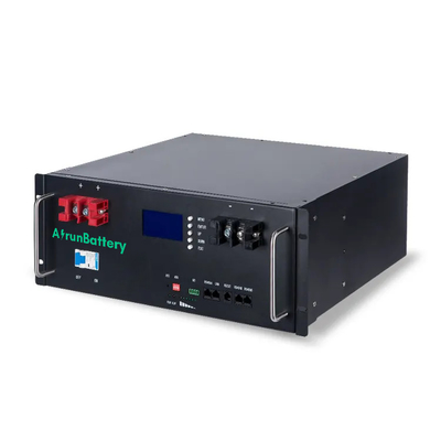20KW 48V 51.2V एनर्जी स्टोरेज बैटरी पैक स्टैकेबल सर्वर रैक LiFePO4 बैटरी